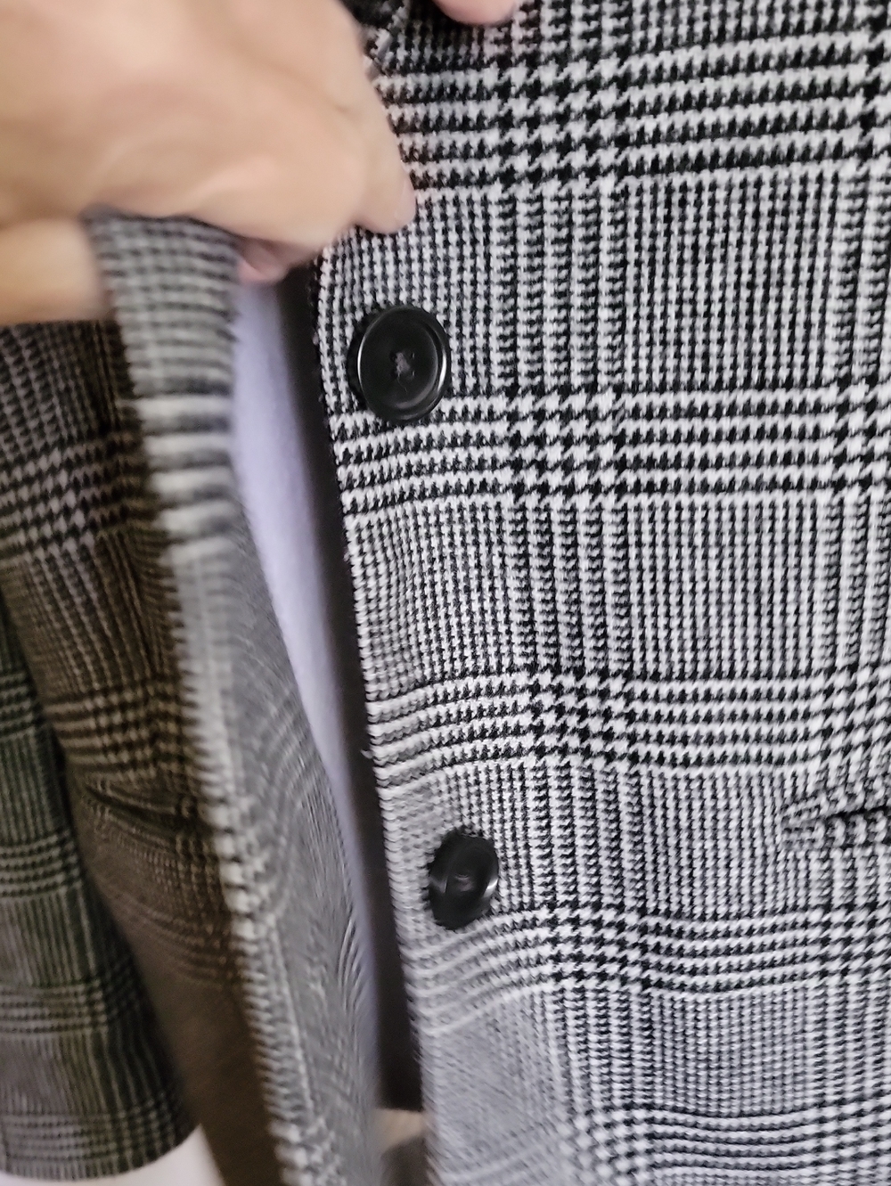 Everlane Black Button Detail Blazer - Picture 2 of 10